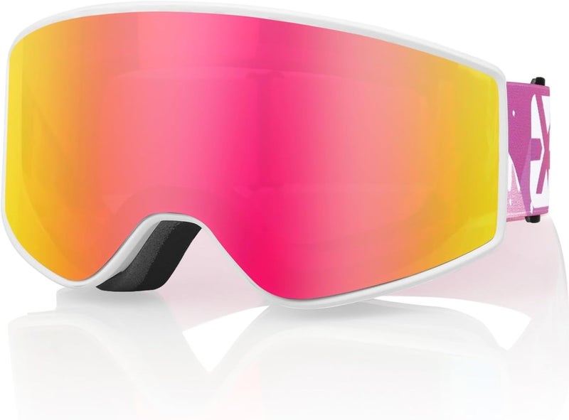 EXP VISION Ski/Snowboard Goggles Parent-child Snow Goggles Over Glasses for Men, Women Youth Kids - Image 1